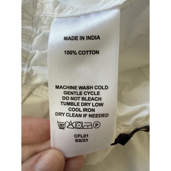 Quince women’s Pajama straight leg pant Size Large Cotton Drawstring Sleepwear - Picture 5 of 8